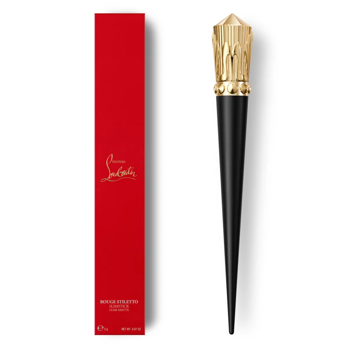 Rouge Stiletto Lumi Matte^Christian Louboutin Hot