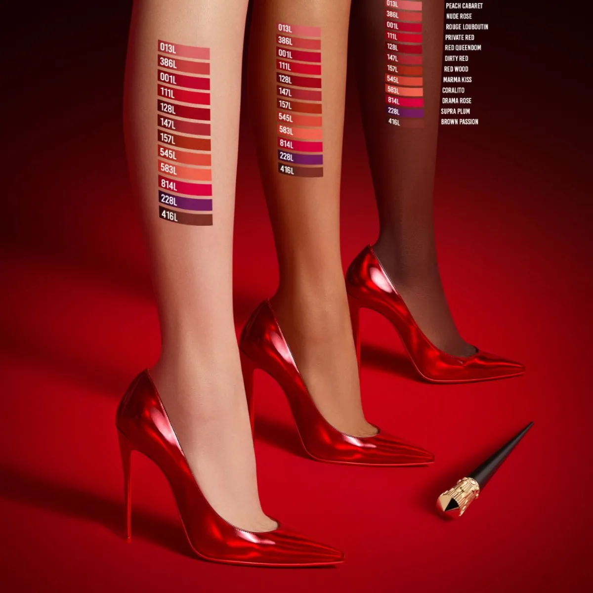 Rouge Stiletto Lumi Matte^Christian Louboutin Cheap